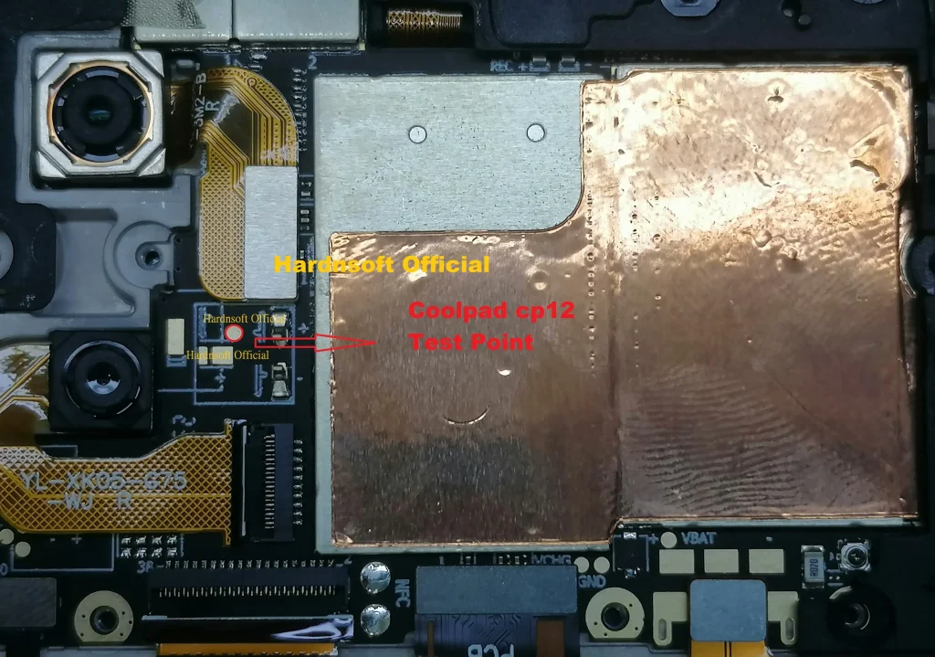 Coolpad cp12 Test Point