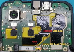 Honor x6 VNE-lx2 Test Point