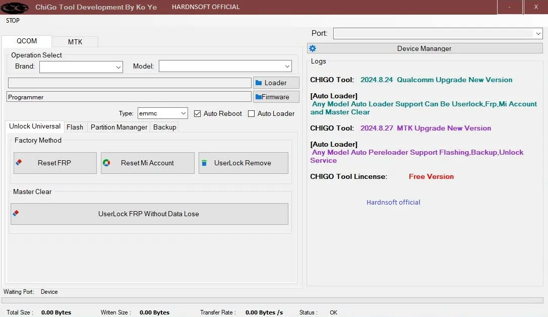 CHIGO Tool Update 2024.8.27 Latest Free Download