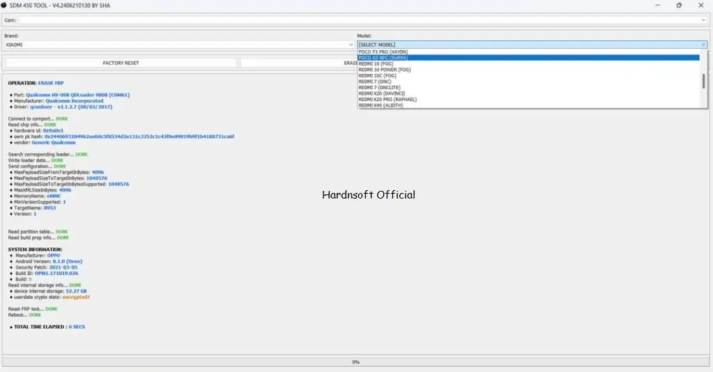 Qualcomm SDM 450 Tool