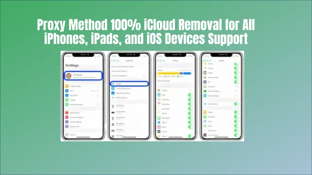 Proxy Method 100% iCloud Removal