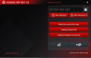 Honor FRP KEY v2 2025