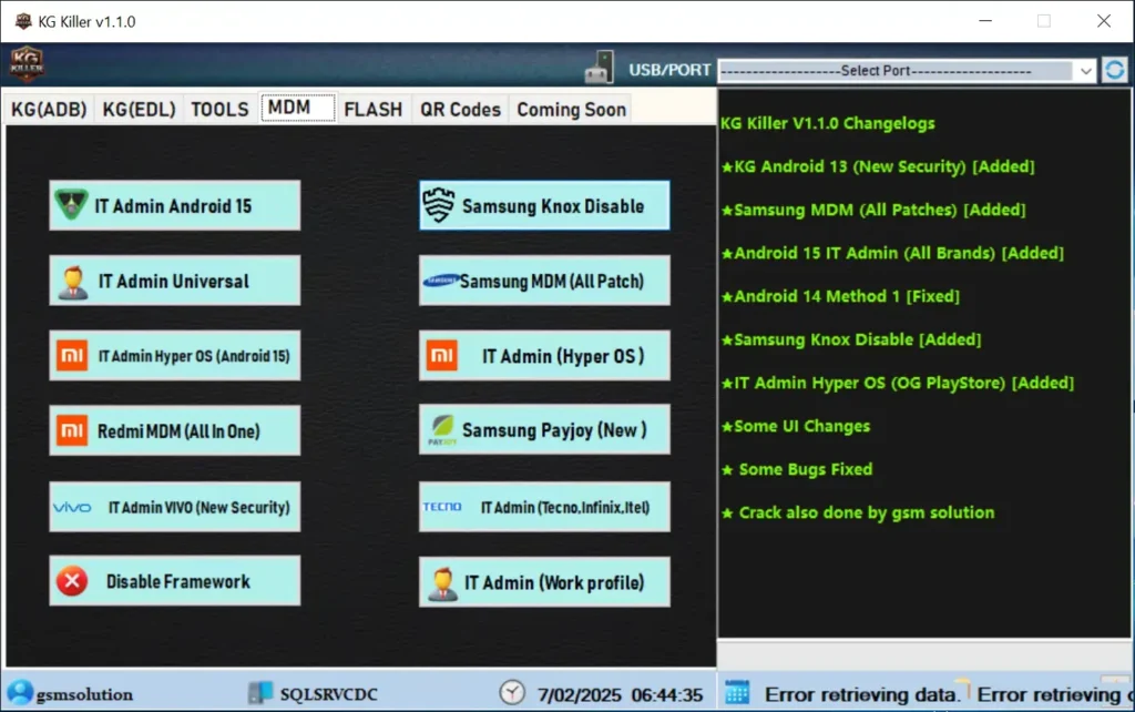 KG Killer V1.1.0