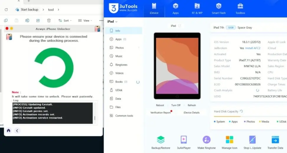 Azwyn Unlocker iPhone-iPad iCloud Unlock Activation Tool Free
