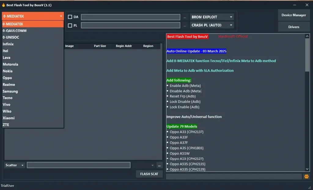 Best Flash Tool By BossV 1.1