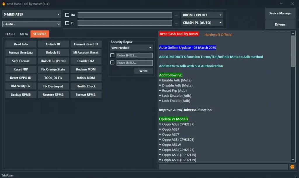 Best Flash Tool By BossV 1.1